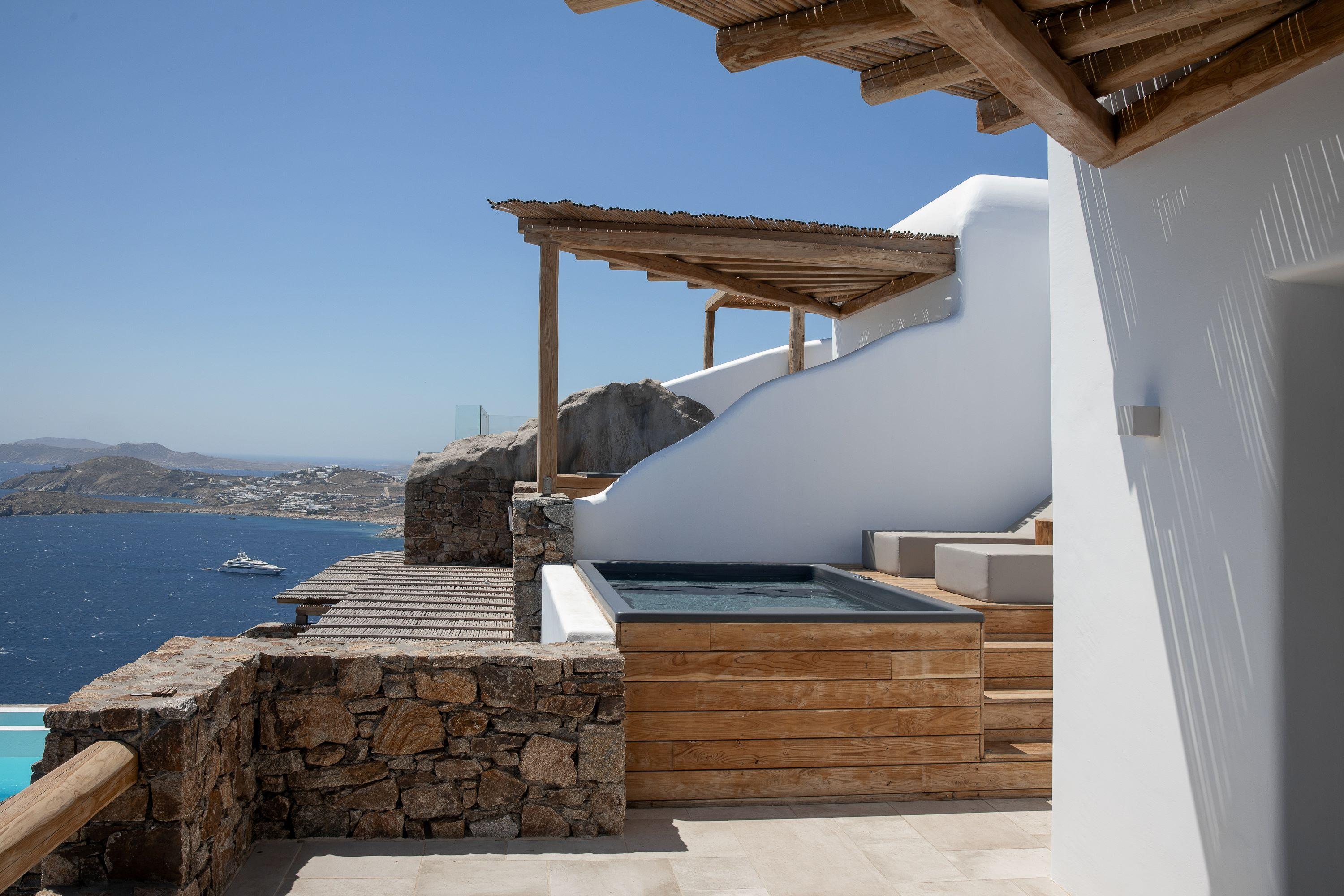 Отель Alissachni Mykonos (Adults Only) Псароу Экстерьер фото