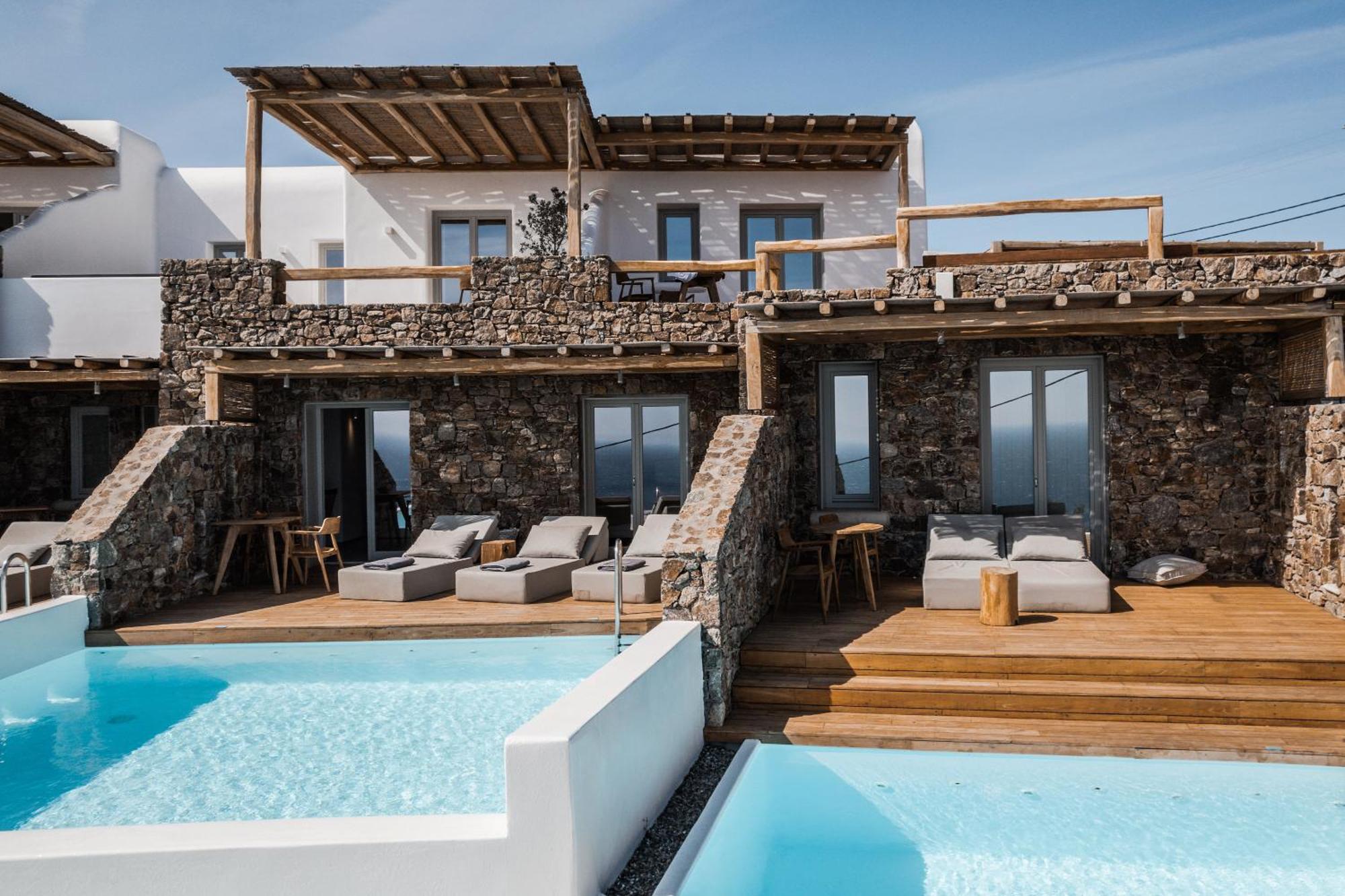 Отель Alissachni Mykonos (Adults Only) Псароу Экстерьер фото