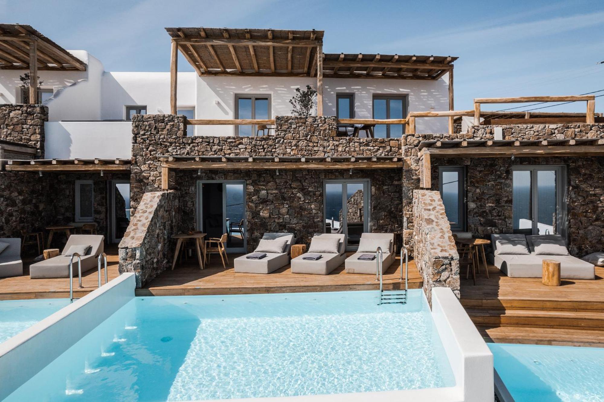 Отель Alissachni Mykonos (Adults Only) Псароу Экстерьер фото