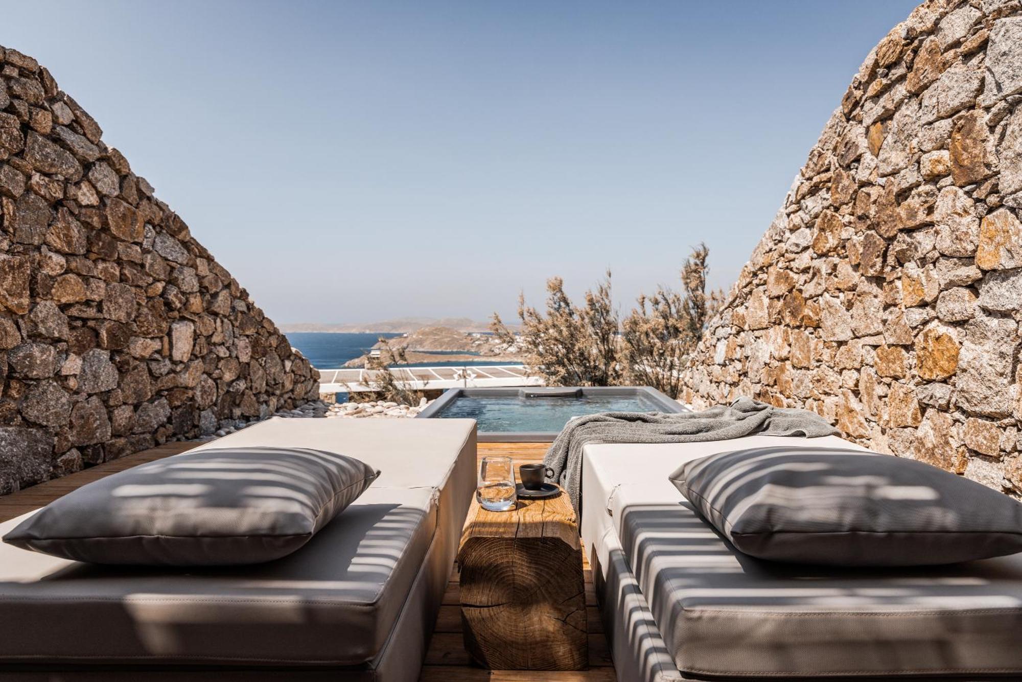 Отель Alissachni Mykonos (Adults Only) Псароу Экстерьер фото