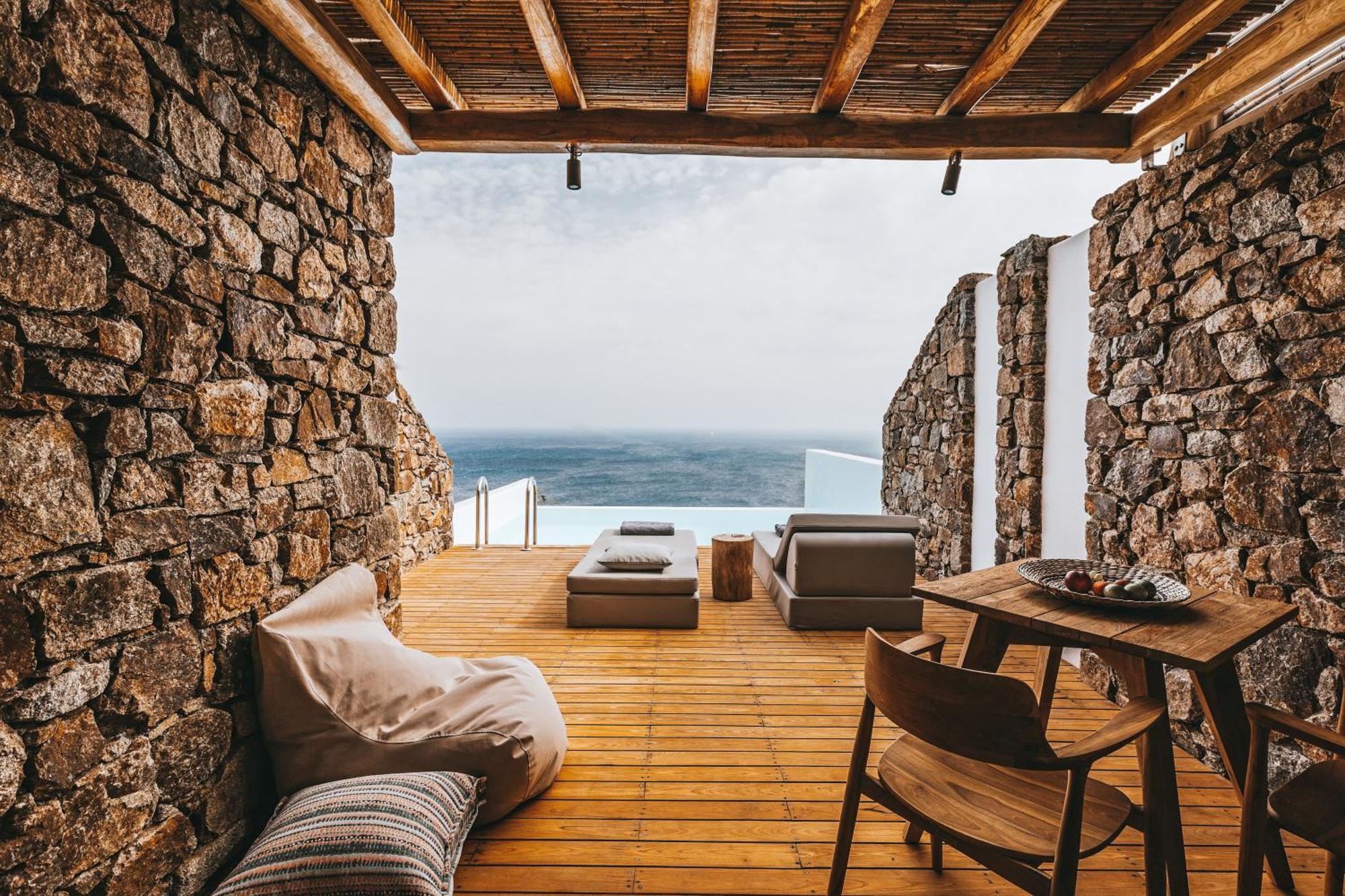 Отель Alissachni Mykonos (Adults Only) Псароу Экстерьер фото
