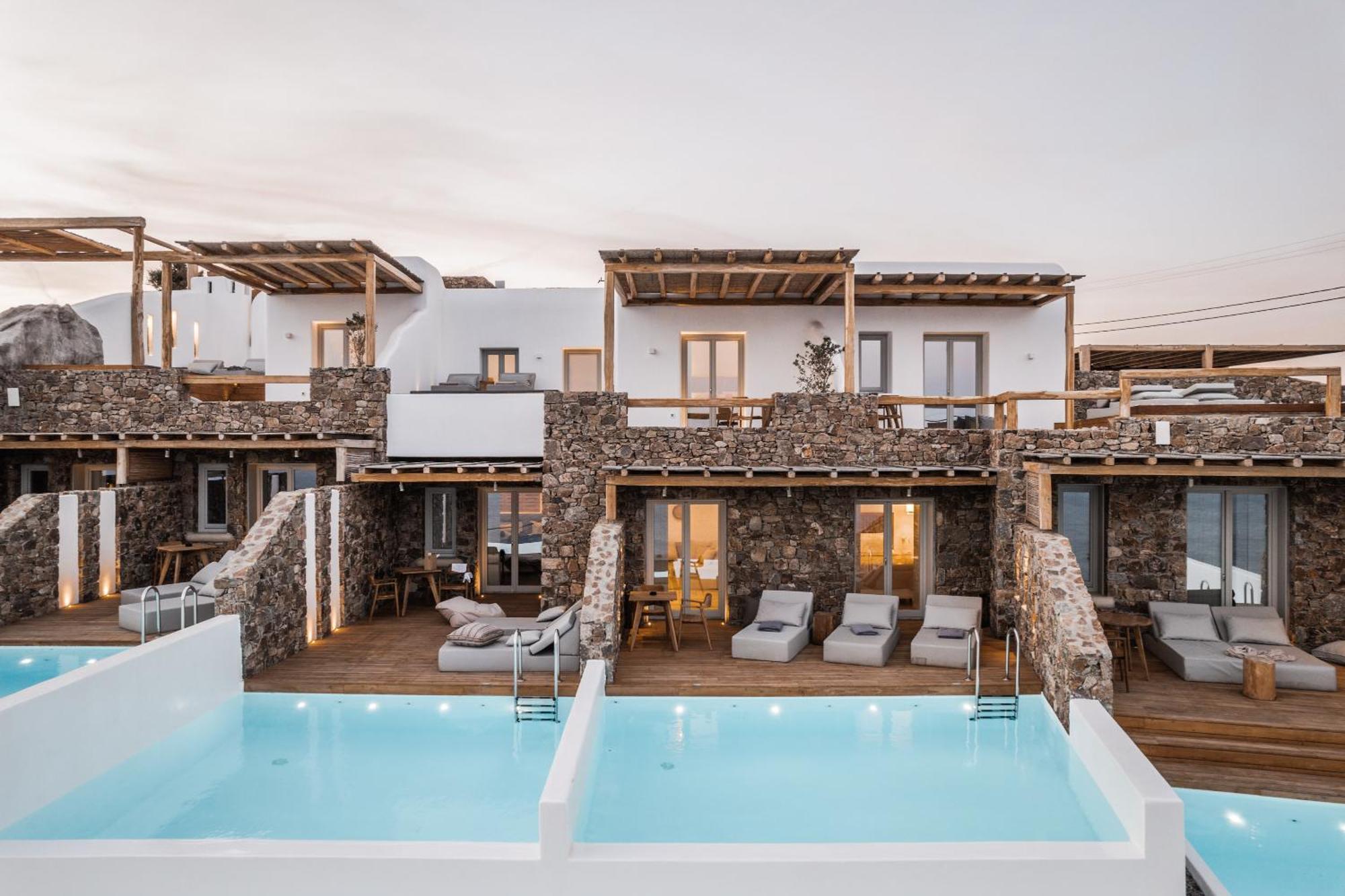 Отель Alissachni Mykonos (Adults Only) Псароу Экстерьер фото